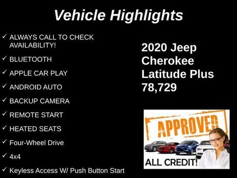 Used 2020 Jeep Cherokee Latitude Plus w/ Cold Weather Group AWD/4WD image 10