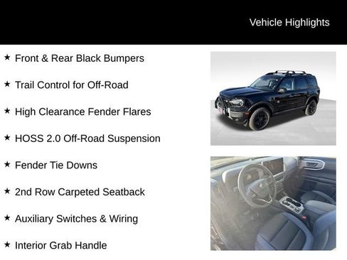 New 2025 Ford Bronco Sport Outer Banks w/ Sasquatch Outer Banks Package AWD/4WD image 14