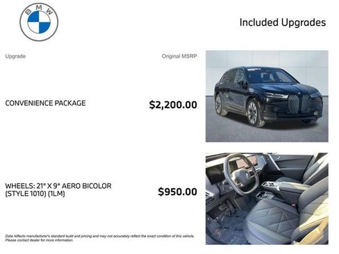 Certified 2025 BMW iX xDrive50 w/ Convenience Package image 3