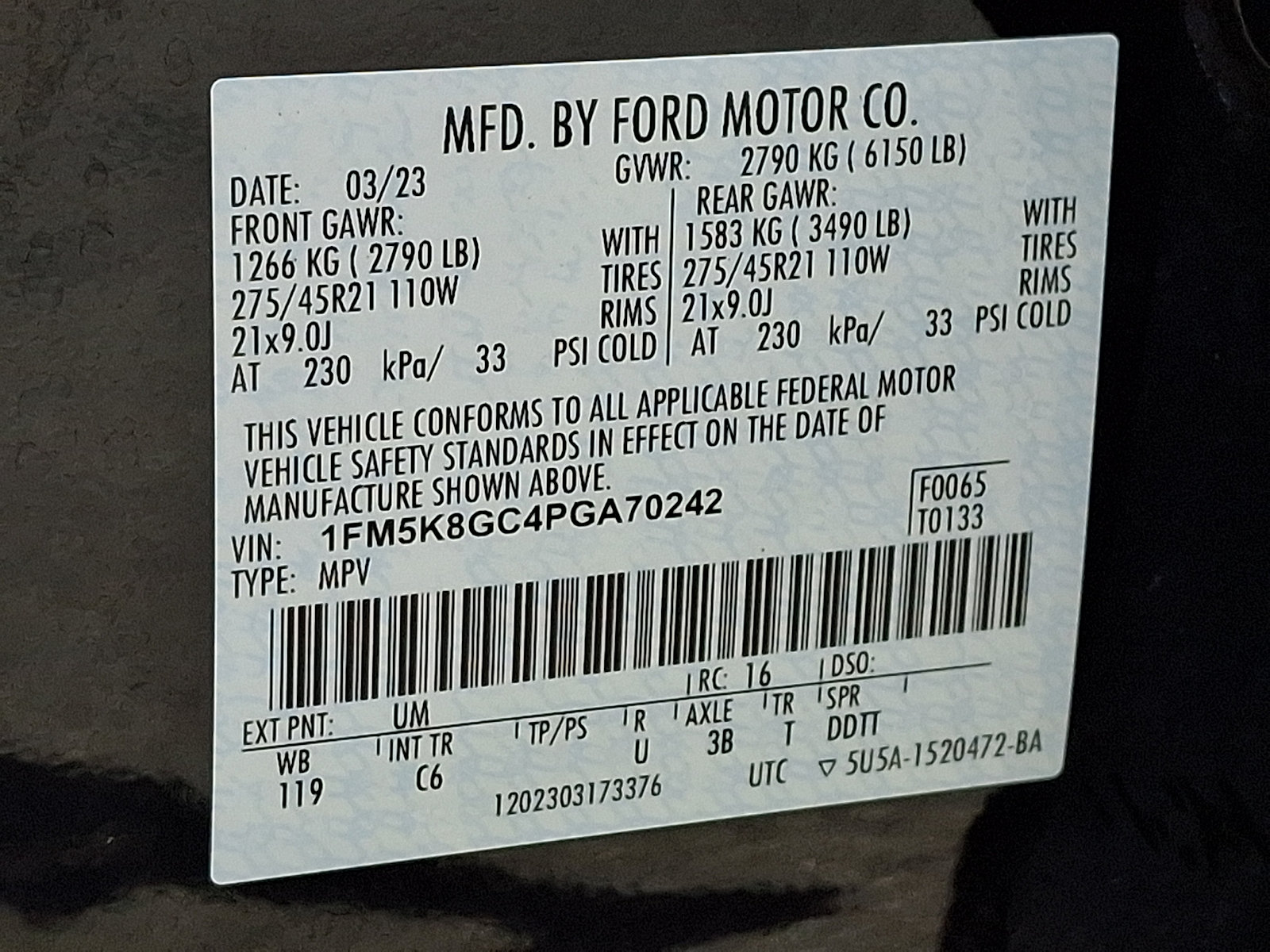 Used 2023 Ford Explorer ST w/ Equipment Group 401A AWD/4WD image 32
