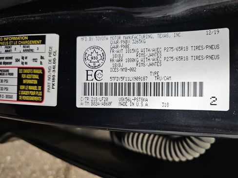 Used 2020 Toyota Tundra TRD Pro AWD/4WD image 42