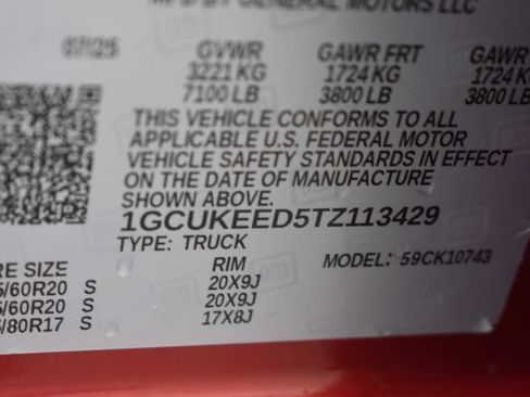 Certified 2026 Chevrolet Silverado 1500 RST w/ RST All Star Premium Package AWD/4WD image 39
