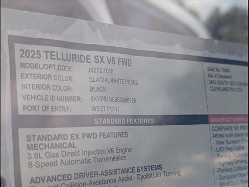 New 2025 Kia Telluride SX w/ SX Captain's Chair Package image 15