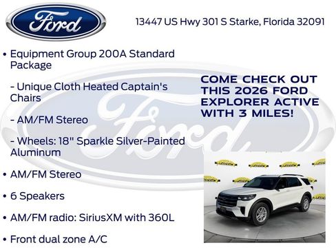 New 2026 Ford Explorer Active RWD image 15