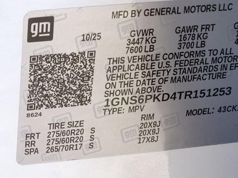 Used 2026 Chevrolet Tahoe Z71 w/ Comfort Package image 9