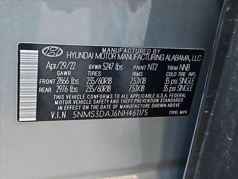 Used 2022 Hyundai Santa Fe SEL w/ Convenience + Premium Package AWD/4WD image 25