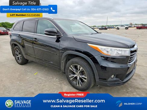 Used 2016 Toyota Highlander XLE w/ Protection Package #3 AWD/4WD image 5