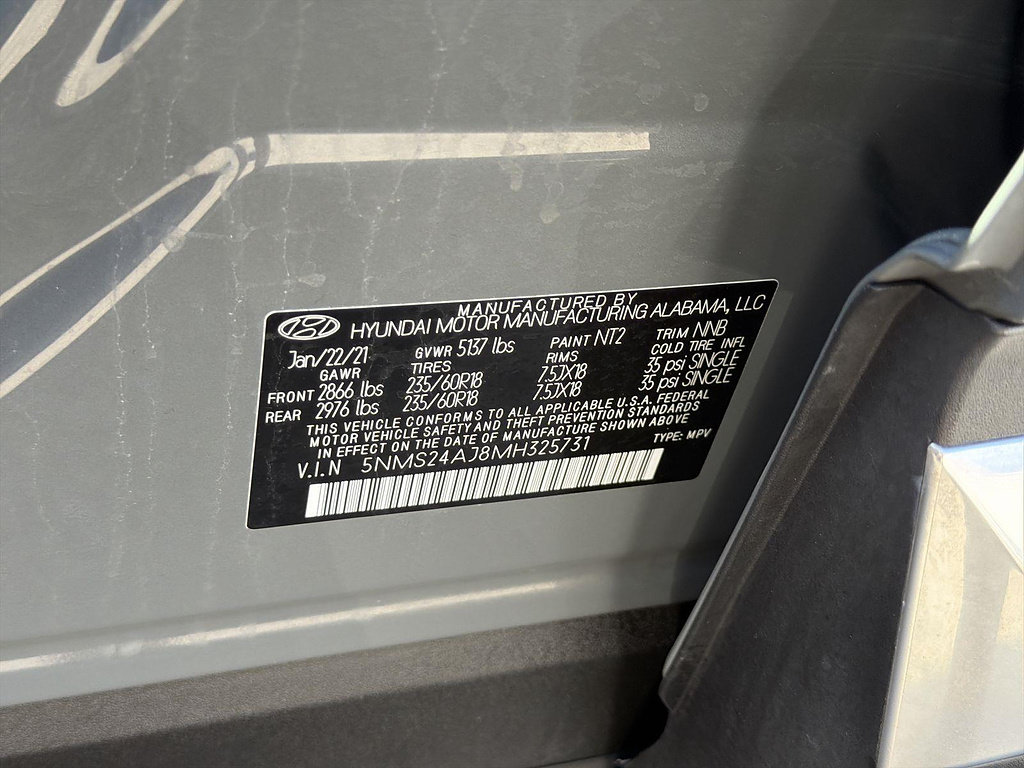 Used 2021 Hyundai Santa Fe SEL FWD image 25