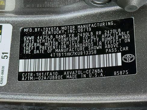 Used 2019 Toyota Camry LE w/ Convenience Package FWD image 35