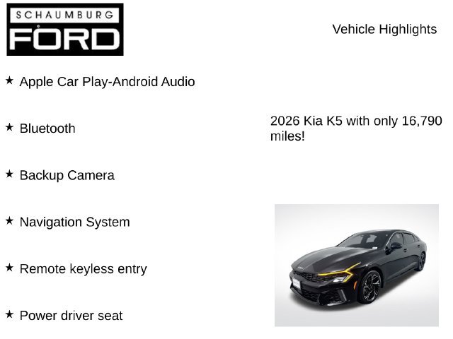 Used 2026 Kia K5 GT-Line AWD/4WD image 7