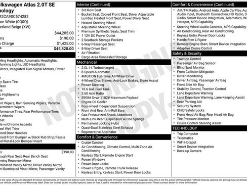 Certified 2025 Volkswagen Atlas SE AWD/4WD image 12