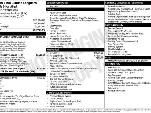 Used 2021 RAM 1500 Limited AWD/4WD image 7