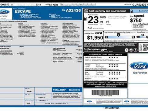 Used 2016 Ford Escape Titanium AWD/4WD image 14