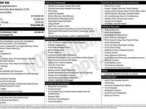 Used 2023 BMW XM w/ M Driver's Package AWD/4WD image 42