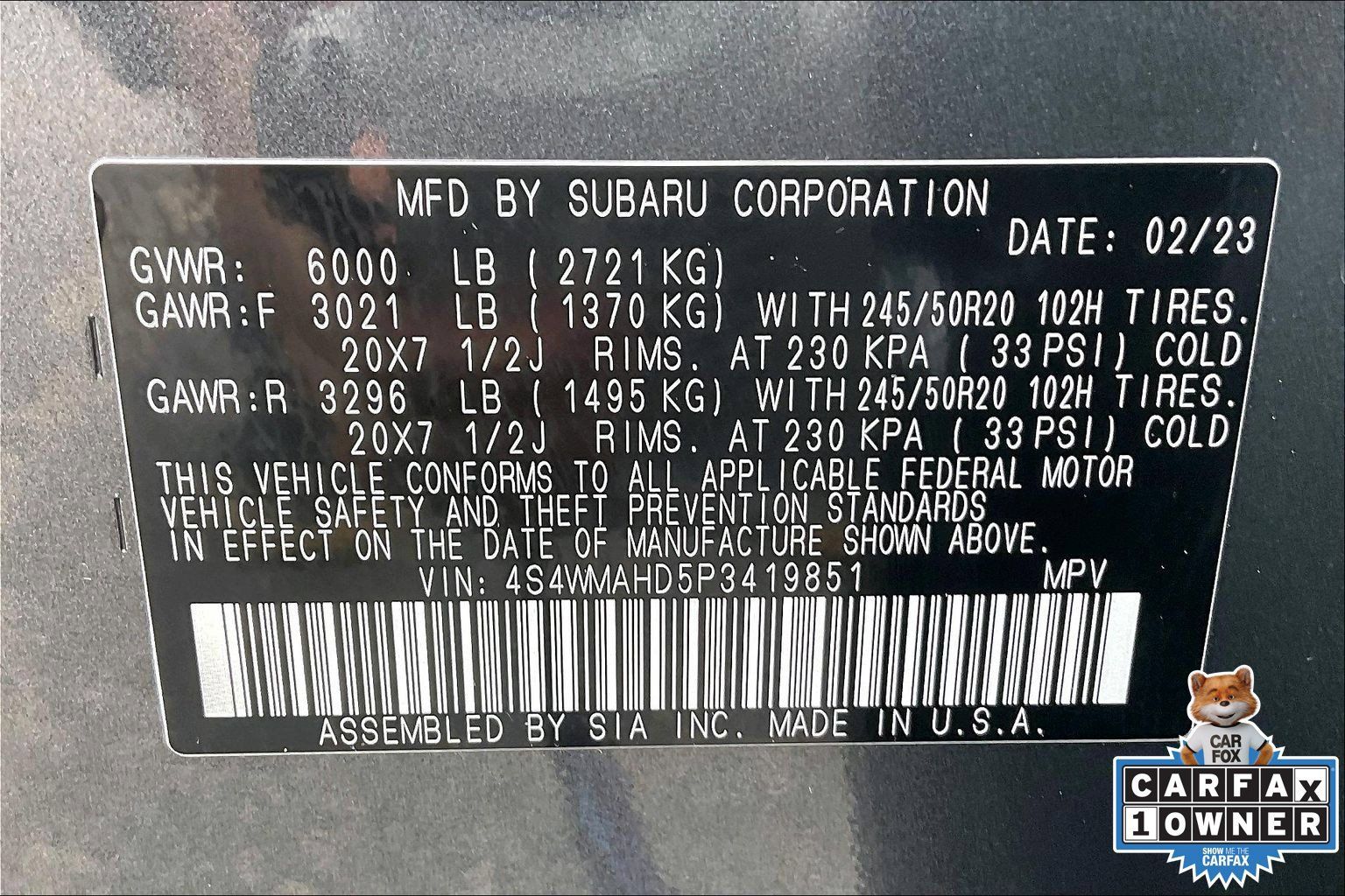 Used 2023 Subaru Ascent Onyx Edition AWD/4WD image 32
