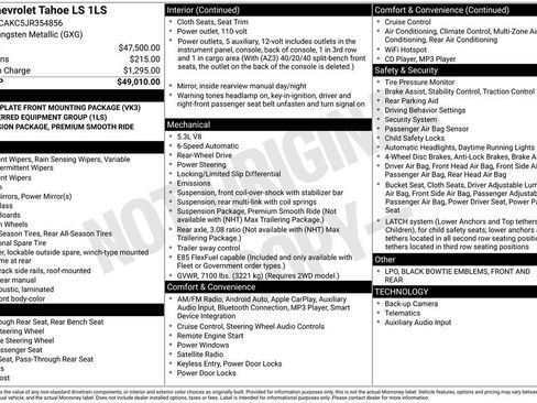 Used 2018 Chevrolet Tahoe LS image 9