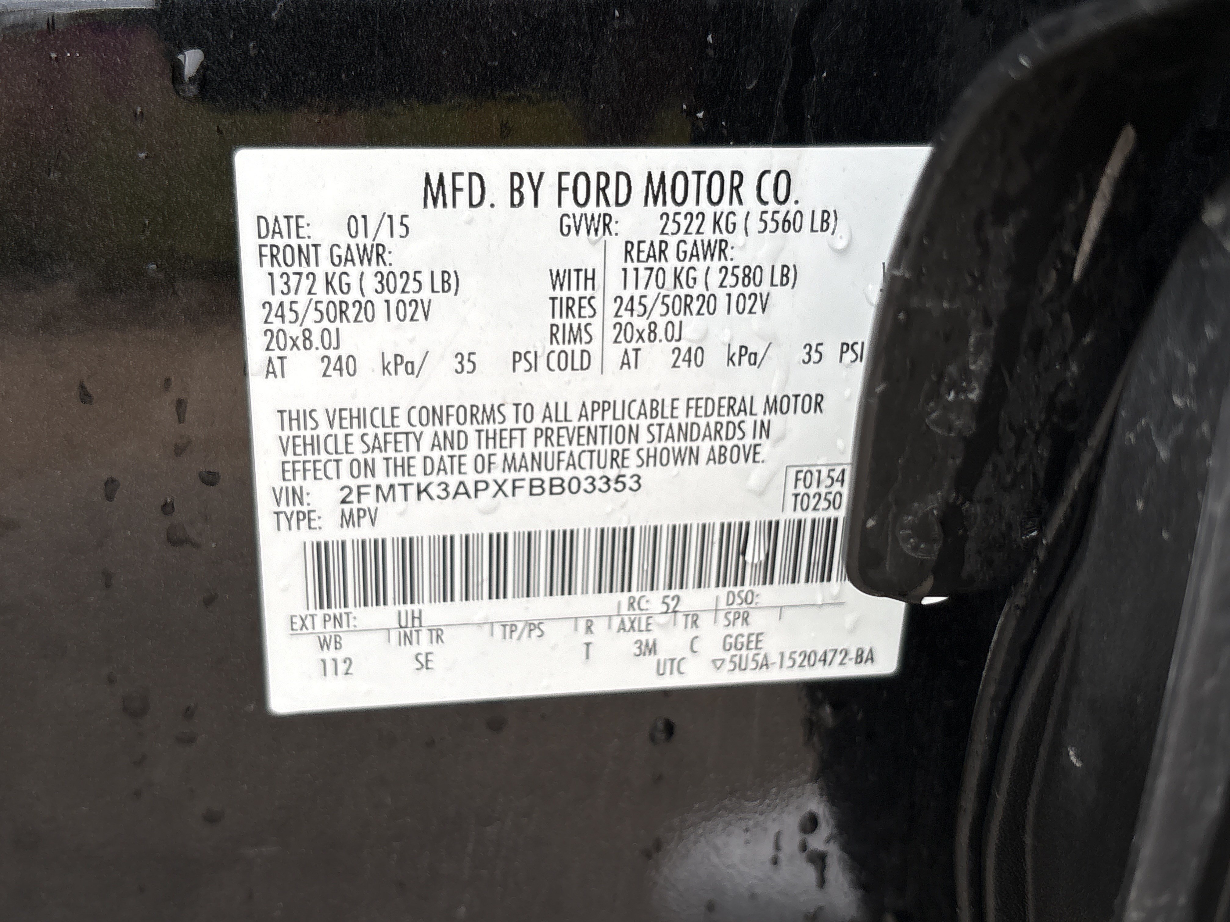 Used 2015 Ford Edge Sport w/ Equipment Group 401A FWD image 25