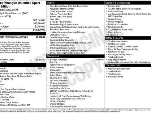 Used 2019 Jeep Wrangler Unlimited Sport image 7