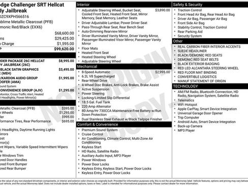 New 2023 Dodge Challenger SRT Hellcat RWD image 4