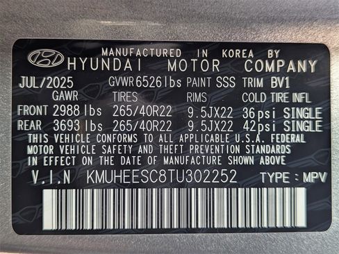 New 2026 Genesis GV80 3.5T Prestige image 24