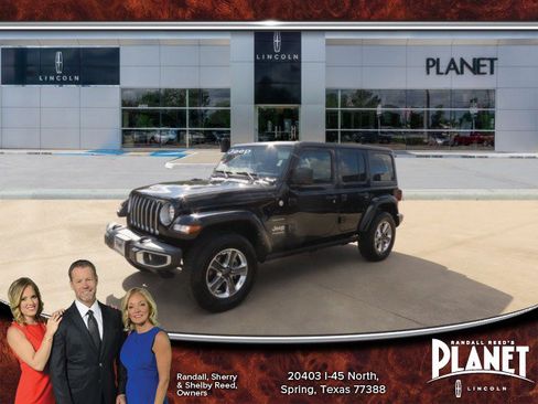 Used 2022 Jeep Wrangler Unlimited Sahara w/ Cold Weather Group AWD/4WD image 1