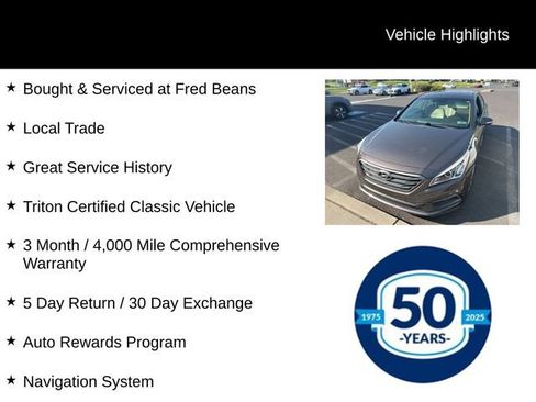 Used 2017 Hyundai Sonata Limited w/ Tech Package 03 FWD image 5