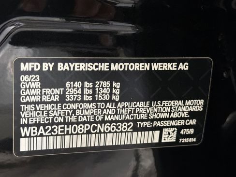 Certified 2023 BMW 740i w/ Parking Assistance Package RWD image 19