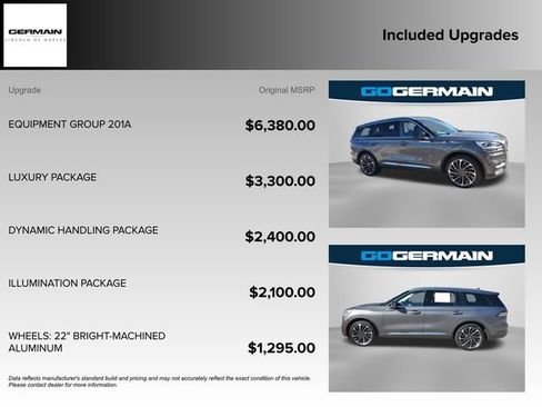 Certified 2022 Lincoln Aviator Reserve w/ Equipment Group 201A image 37