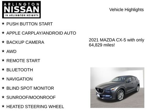 Used 2021 MAZDA CX-5 Grand Touring image 7