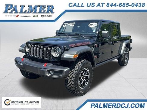 Certified 2025 Jeep Gladiator Rubicon w/ Safety Group AWD/4WD image 1