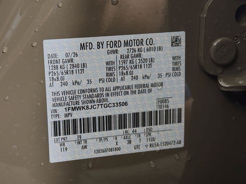 New 2026 Ford Explorer Tremor w/ Tremor Ultimate Package AWD/4WD image 41