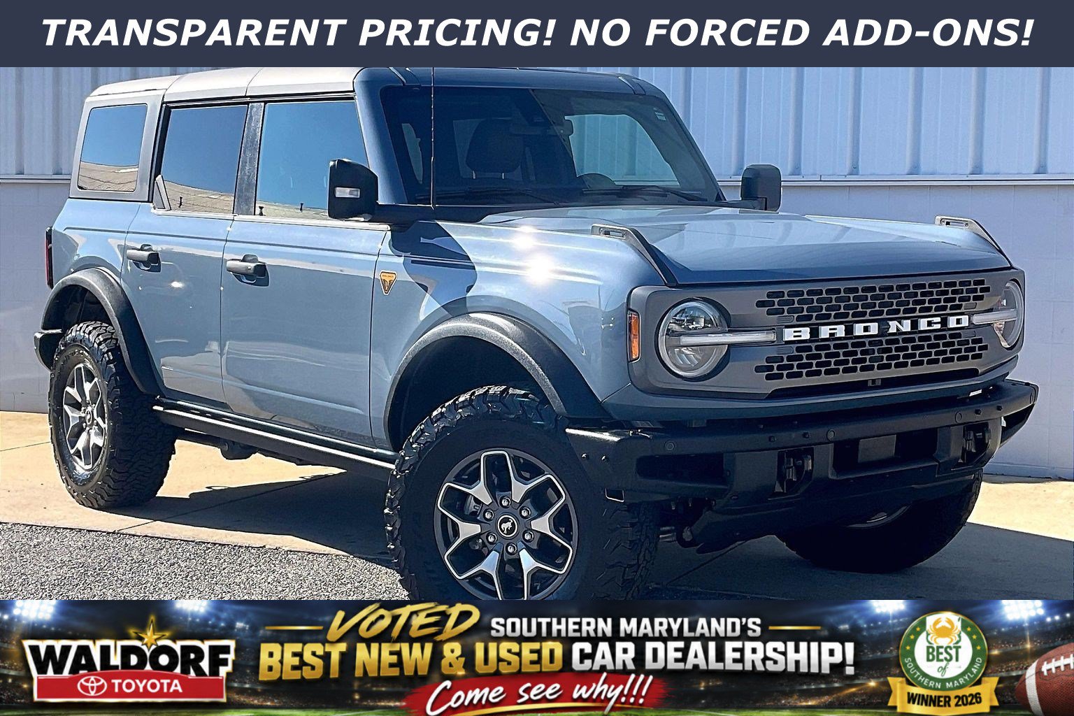 Used 2024 Ford Bronco Badlands AWD/4WD image 1
