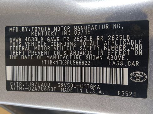 Used 2015 Toyota Camry XLE image 33