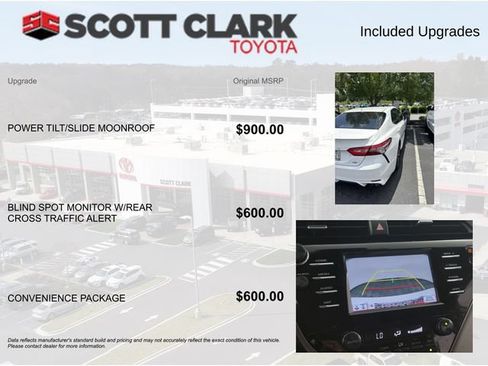 Used 2019 Toyota Camry SE w/ Convenience Package FWD image 8