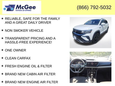 Used 2024 Volkswagen Taos SE w/ Black Wheel Plus Package AWD/4WD image 4