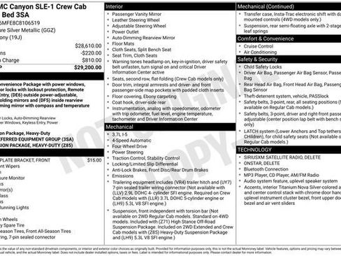Used 2012 GMC Canyon SLE AWD/4WD image 3