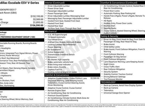 Used 2023 Cadillac Escalade ESV V AWD/4WD image 4