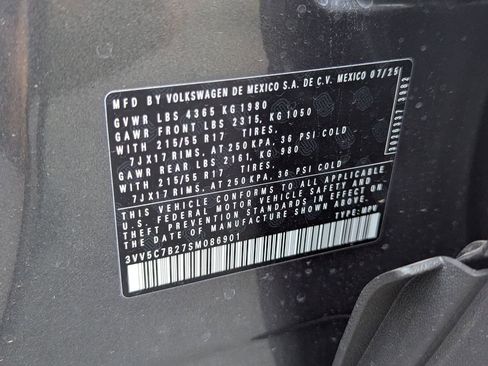 New 2025 Volkswagen Taos S FWD image 23