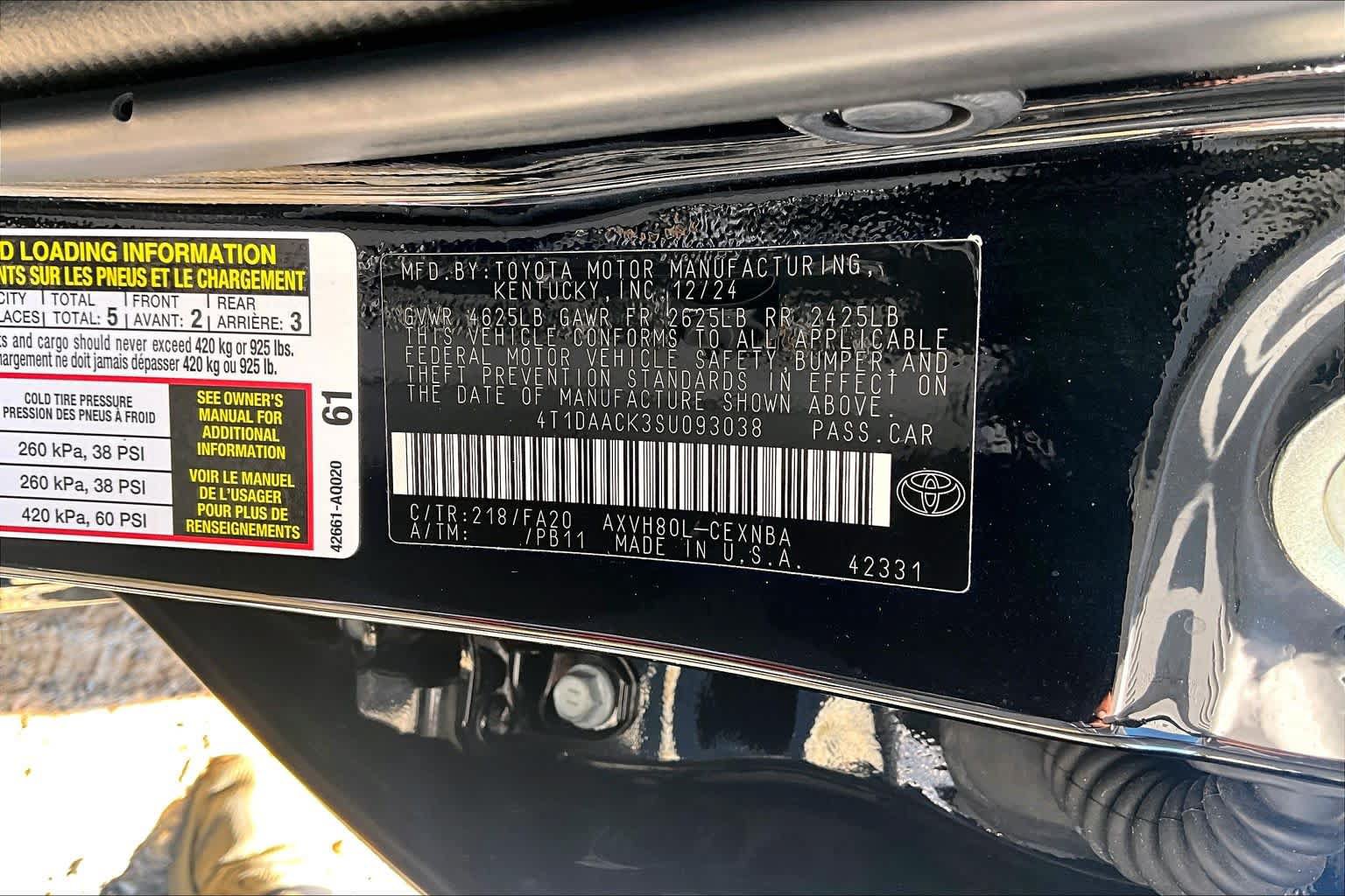 Used 2025 Toyota Camry LE FWD image 34