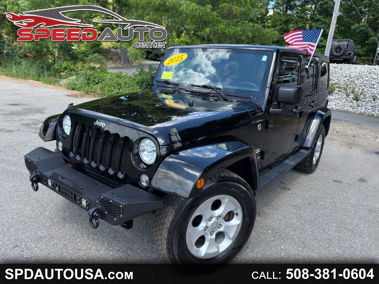Used 2015 Jeep Wrangler Unlimited Sahara w/ Dual Top Group AWD/4WD image 1