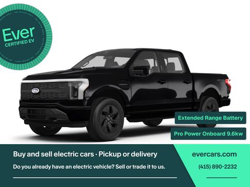 Used 2023 Ford F150 Lightning XLT w/ Equipment Group 312A High AWD/4WD image 1