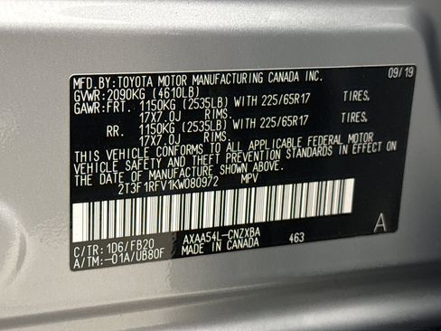 Used 2019 Toyota RAV4 LE AWD/4WD image 21