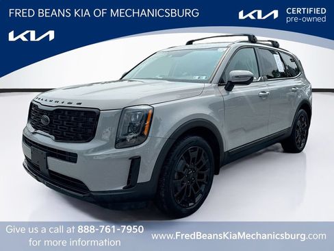 Certified 2021 Kia Telluride EX w/ EX Premium Package AWD/4WD image 3
