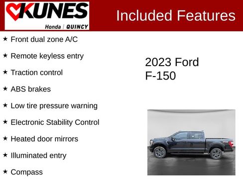 Used 2023 Ford F150 Lariat w/ Equipment Group 502A High AWD/4WD image 2