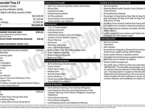 Used 2024 Chevrolet Trax LT w/ LT Convenience Package FWD image 6