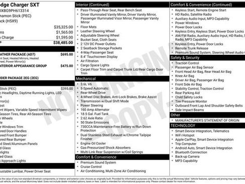 Used 2023 Dodge Charger SXT w/ Cold Weather Package RWD image 7
