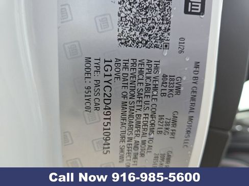 New 2026 Chevrolet Corvette Stingray Premium Cpe w/ Battery Protection Package image 26