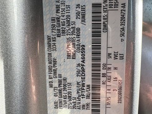 Used 2023 Ford F150 Lariat w/ Equipment Group 502A High image 16