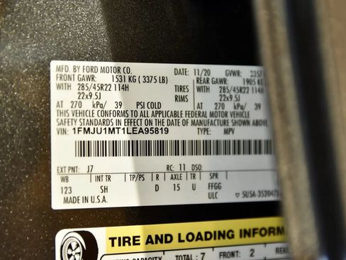 Used 2020 Ford Expedition Platinum AWD/4WD image 38