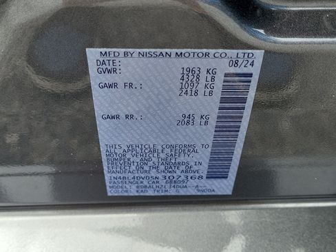 Certified 2025 Nissan Altima 2.5 SV FWD image 25
